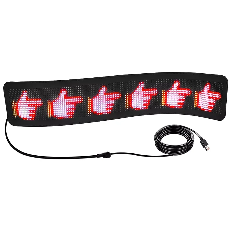 Flexible-LED-Light-Display-Panel-Car-Window-LED-Sign-Board-Smart-APP ...