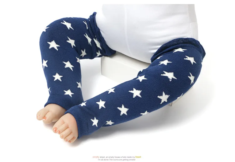 Description Picture 3 of itemBaby Leg Warmers Kids Knee Protector Thicken Cotton Leggings Toddler Kneepads Winter Newborn Safety Crawling Socks Knitted