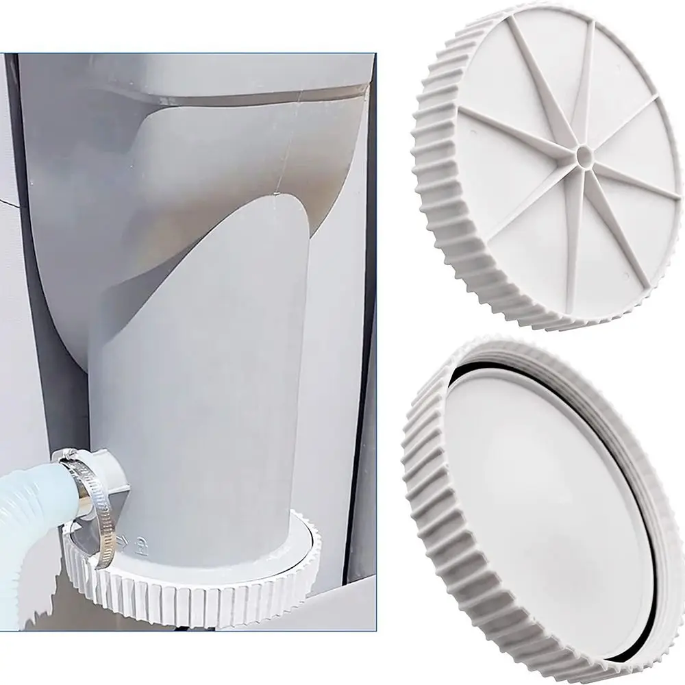 

with Gasket Skimmer Drain Cap Seal Cover White Skimmer Pump Cap Above-Ground Sand Pump Converter for SFX1000/SFX1500S