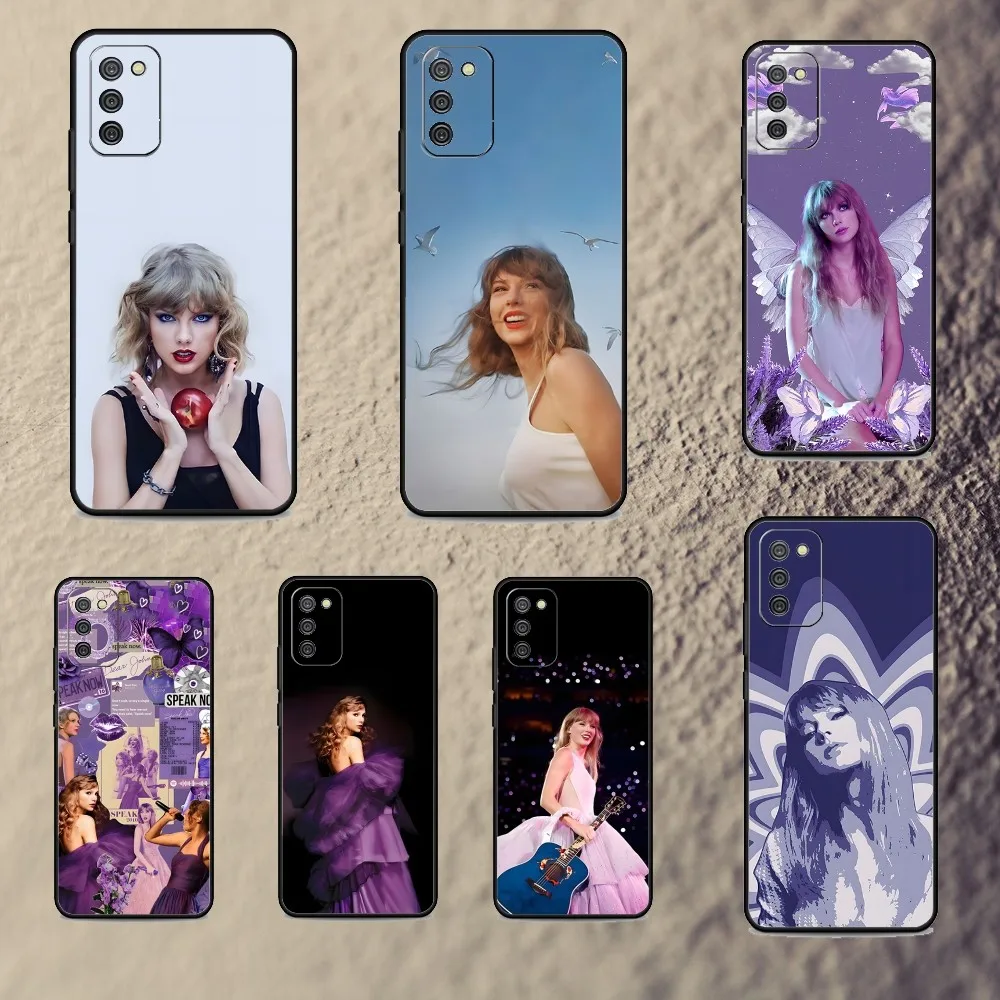 T-Taylors S-Swiftss Custodia Per Telefono Per Samsung S23,22,21Fe 20,10Lite 9,8,5Plus 6,7Edge Note20,20 Silicone Ultra Nero