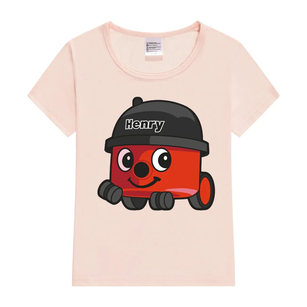 henry hoover Kids T-Shirt Summer Kids T Shirt Graphic Shirt Girls Boys Tops White Short Sleeve Wild Tee Cute Cartoon Car T-shirt kids t shirts