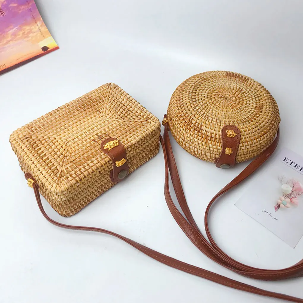 

Прочная и стильная женская сумка через плечо, Экологически чистая женская соломенная сумка, женские сумки, как показано на рисунке, 18 дюймов, 7 см