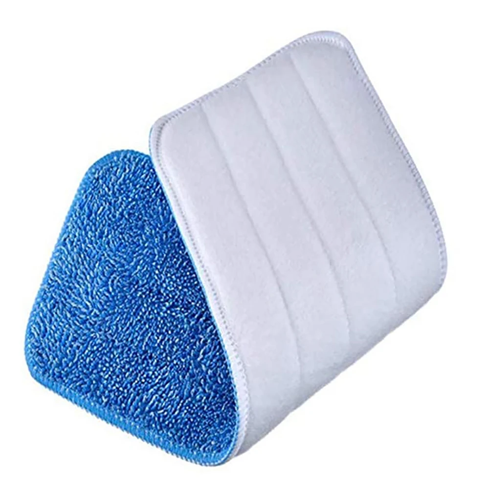 3pcs Replacement Mop Cloth Cover 14*42cm Wet/ Dry Flat Mop Cleaning Pad Microfiber Mop Cloth for Spray Mop