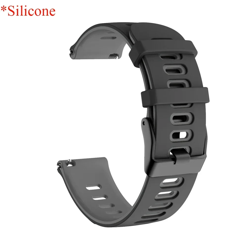 Premium Leather Soft Replacement Wristband, 20mm/22mm, Universal Fit