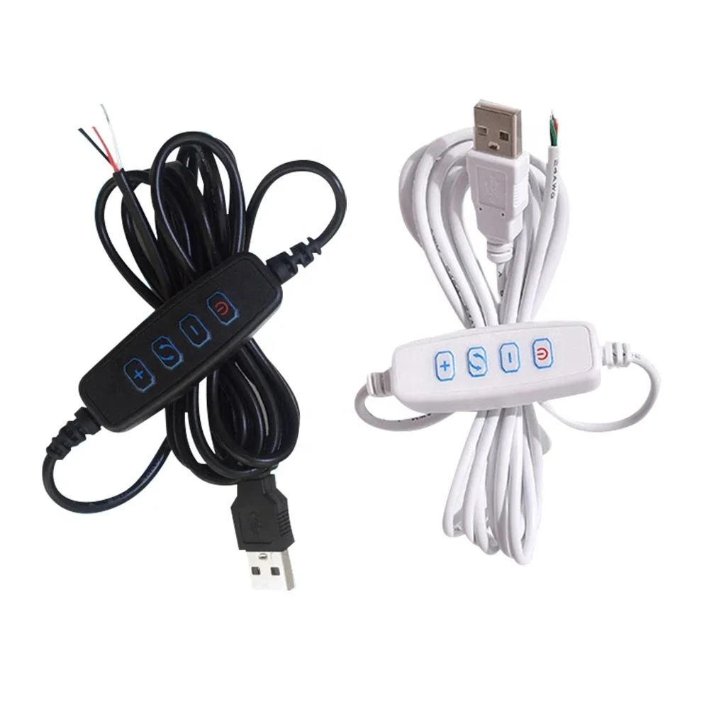DC 5V LED Dimmer USB Port Power Supply Line Dimming Color matching