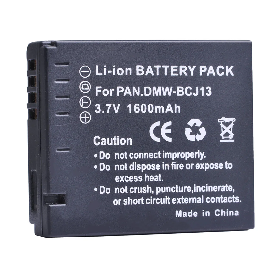 

1600mAH DMW BCJ13 DMW-BCJ13 DMWBCJ13 Battery for Panasonic DMC LX5 LX5 LX5GK LX5K LX5W