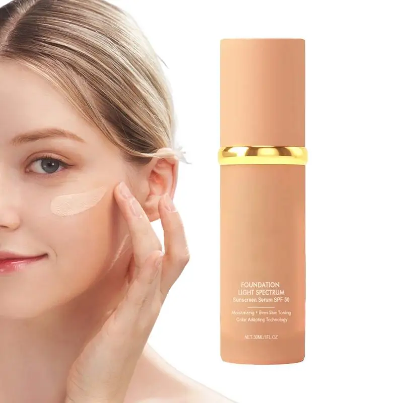 Face Concealer 30ml Liquid Foundation SPF50 UVA/UVB Moisturizing Sunscreen Oil-Control Matte BB Cream Full Coverage Matte Base face concealer palette color concealer concealer cream foundation concealer face concealer face foundation face concealer pen