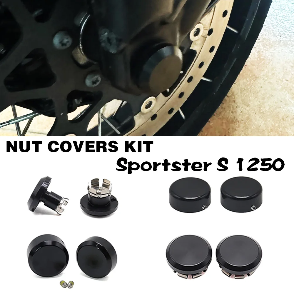 SportsterS1250AccessoriesNutCoversKitRH1250SFrontRearAxleNut