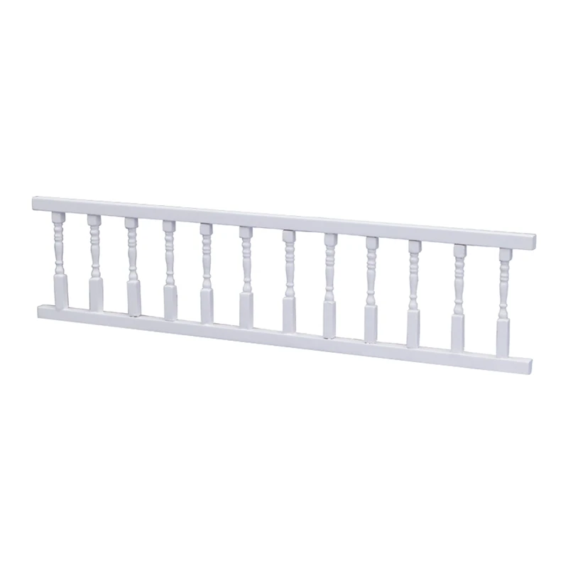 

1:12 Fairy Garden Fence Miniature Balcony Handrail Furniture Model Fence