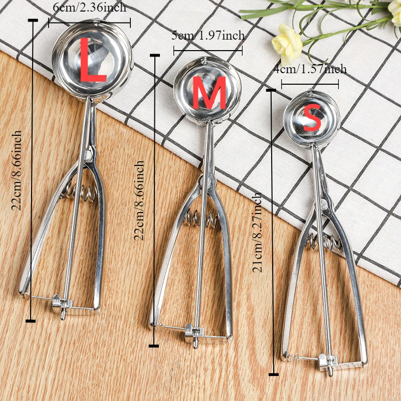 Multi-style Stainless Steel Ice Cream Scoop Ball Digger Handmade Ice Cube Mold Easy Demoulding Kitchen Accessories ice tray mold