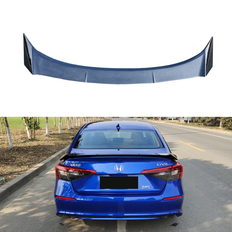 

For The 2022 11th Generation Civic Modified Tail Wing, Falcon Model Rear Spoiler With No Punching Fixed Wing