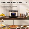 Household Electric Deep Fryer Intelligent Temperature Adjustable Frying Machines French Fries Skewers Chicken Legs 2