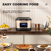 Household Electric Deep Fryer Intelligent Temperature Adjustable Frying Machines French Fries Skewers Chicken Legs 2