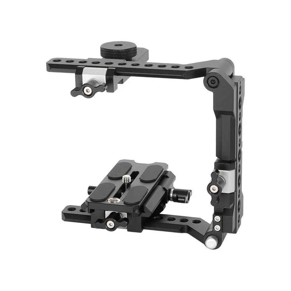 Foldable Half Cage Kit with Arca-Type Baseplate For FX30/FX3 Camera Rabbit Cage