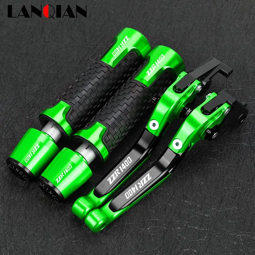 

Motorcycle For Kawsaki ZZR1400 2006-2016 2015 2014 2013 Brake Clutch Levers Handlebar Handle Grips Ends Caps Slider Accessories