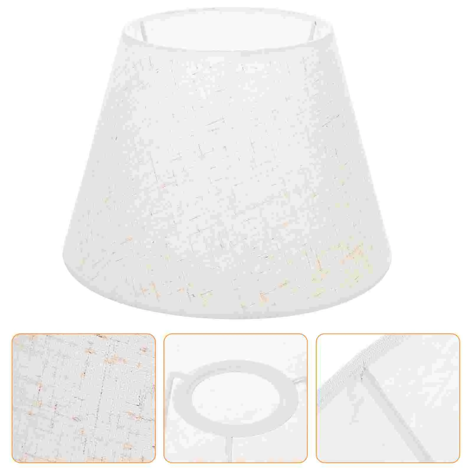 

Lamp Shade Retro Style Drum Lamp Shades For Table Medium Linen Drum Lamp Shade for Wall Small Desk Lampshades Supply