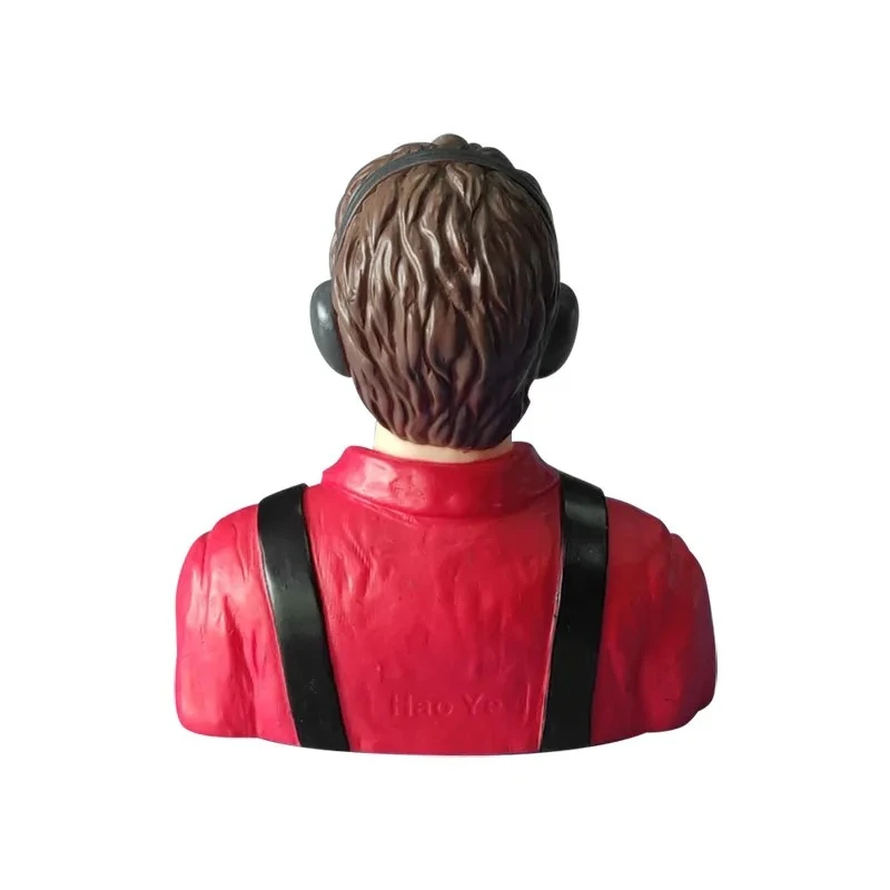 Realistic 1/6 Scale Red Pilot Figure