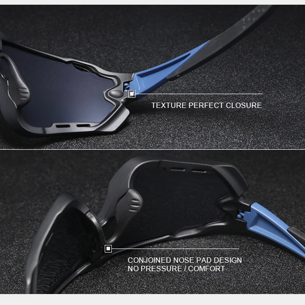 KINGSEVEN 2022 Patent Design Mountain Cycling Sunglasses Men Polarized Sports Sun Glasses Goggles Men's Women Outdoor_voghion.com