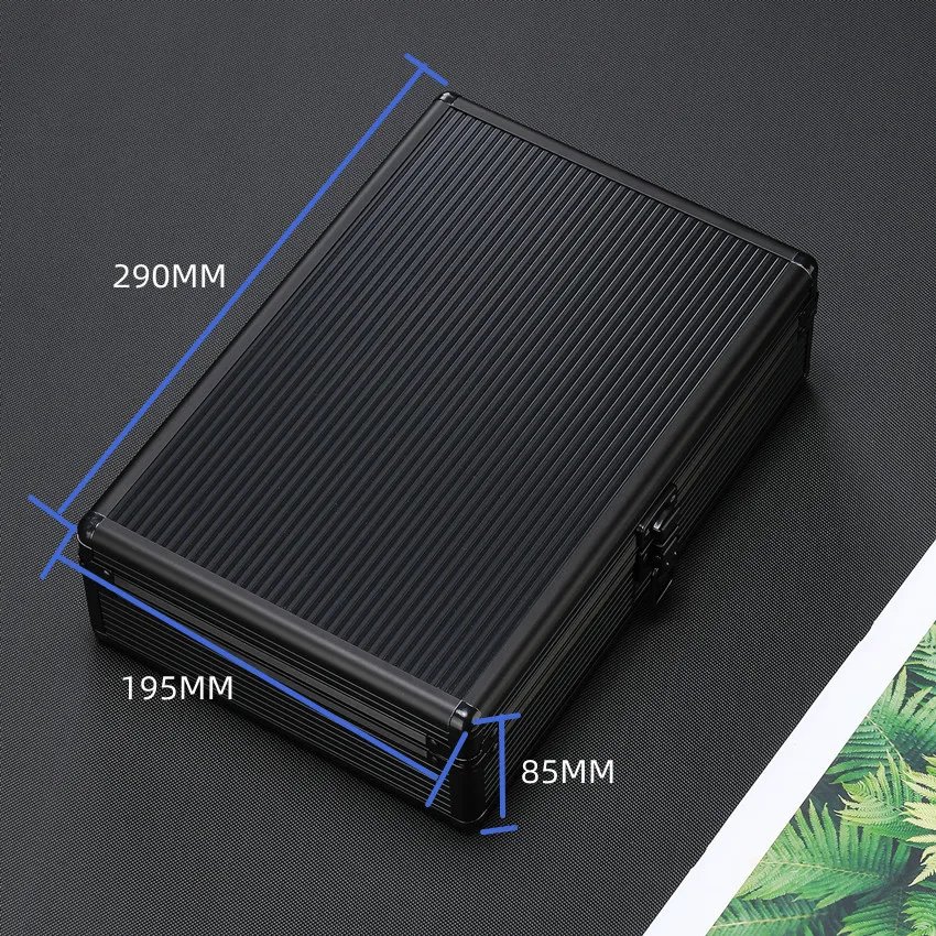 10-Slot Multi-Purpose Aluminum Alloy Watch Storage Case with Removable Internal Divider... - SKU AWSC1109 - UGI Packaging