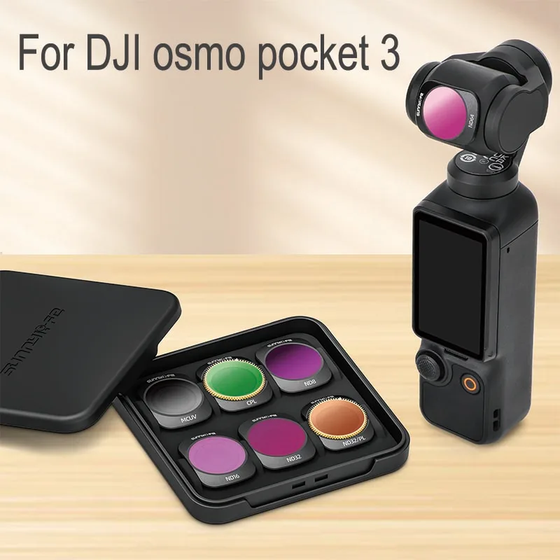 Per Dji Pocket 3 Filter Nd Cpl Filtri Kit Accessori Per Fotocamere Cardaniche Portatili Polar Nd4 8 16 32 Uv Per Osmo Pocket 3 Filtri