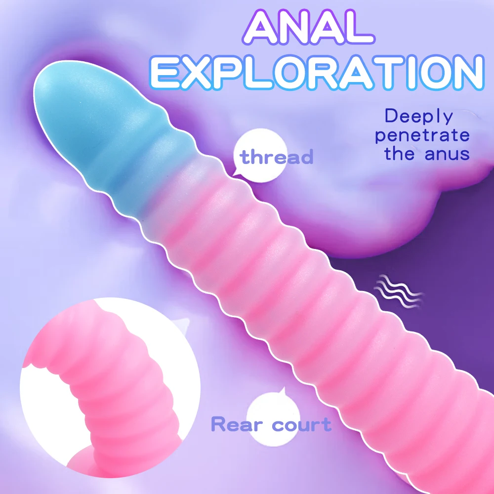 Liquid silicone anal plug oversized threaded anal plug female sex toy male homosexual toy male female sex toy anal sex toy