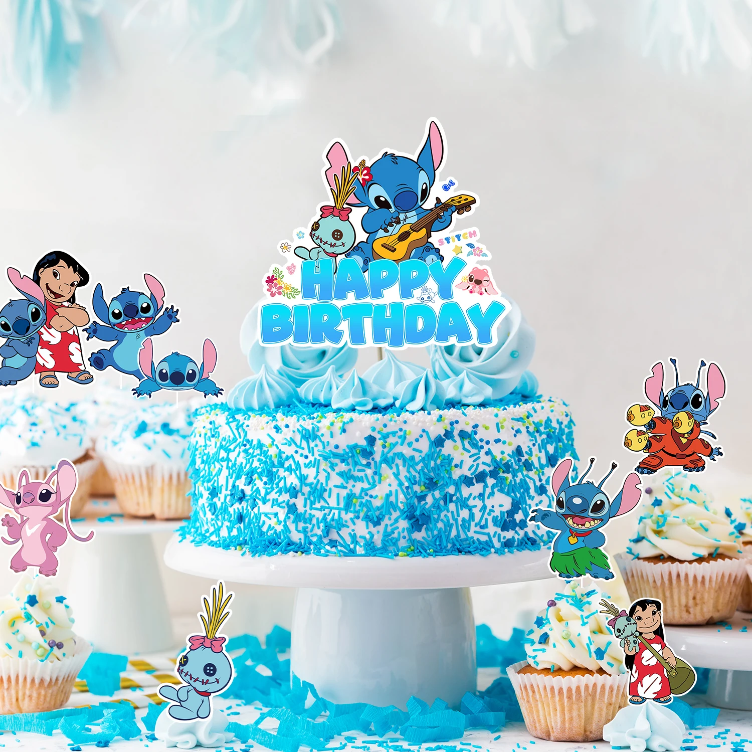 Stitch Party Supplies Stitch Birthday Decorations Stitch And Angel...