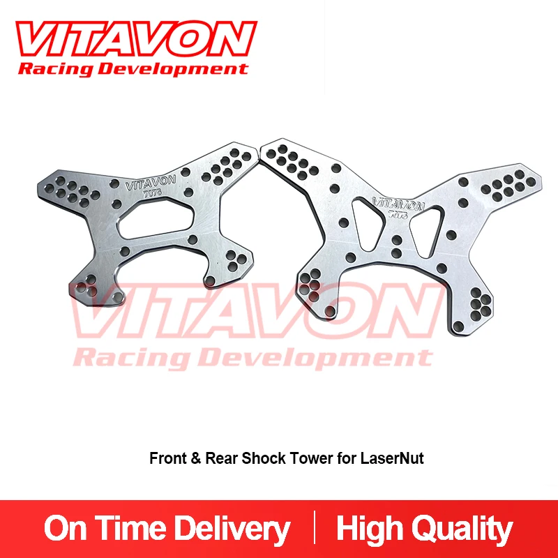 

VITAVON CNC Alu #7075 Передняя и задняя амортизационная башня для лазерной гайки Losi