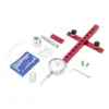 Table Saw Dial Indicator Gauge Multifunctional Accessory Drill Presses Woodworking Aluminum Alloy Table Saw Fence Alignment Jig 2