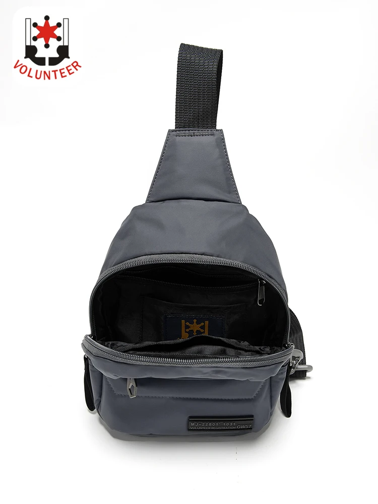 Volunteer Crossbody Bag for Men 2023 New Oxford Cloth Travel Versatile Multifunction Waterproof Climbing Shoulder Bag 1713-11