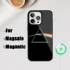 Band Rock Dark Side Moon Cool Phone case For iphone Pro 11 Max 13 12 14 Mini 15 Plus Magsafe Magnetic Wireless Charging Shell 4
