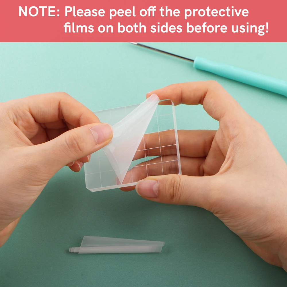 acrylic stamp block Assorted Sizes Clear Acrylic Stamp Block Kit Grid Lines Stamp Block Stamping Tools For diy Scrapbooking Crafts Card Making