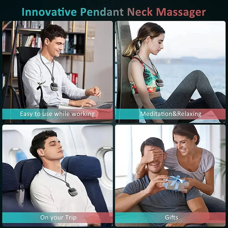Neck Massager Intelligent Hanging Cervical Massage Mini Portable