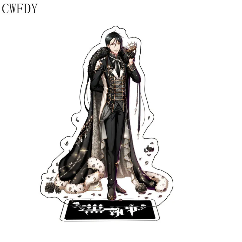 Anime Black Butler Kuroshitsuji Cosplay Stand Model Plate Sebastian  Michaelis Ciel Figures Standee Desk Decoration For