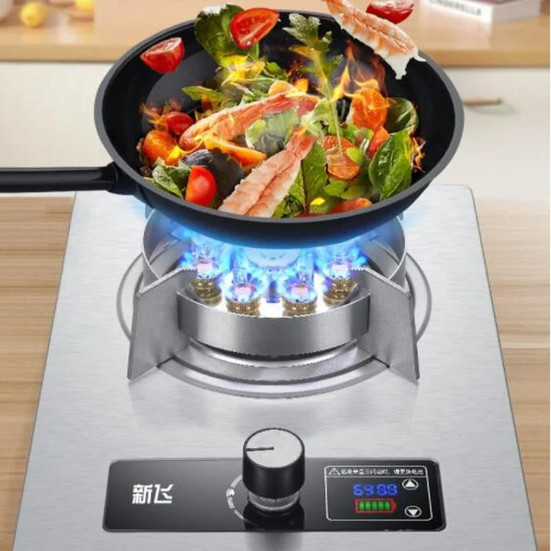 7.0kw  Single Stove Liquefied Gas Embedded Natural Gas Desktop Single Eye Stainless Steel Energy-saving Fierce Fire Gas Cooktop 3