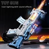 Sound Effect Spinning LED Light UP Non-firing Toy Gun AK47 Pistol Submachine Gun Police Role Play Prop Kids Birthday Gift 1
