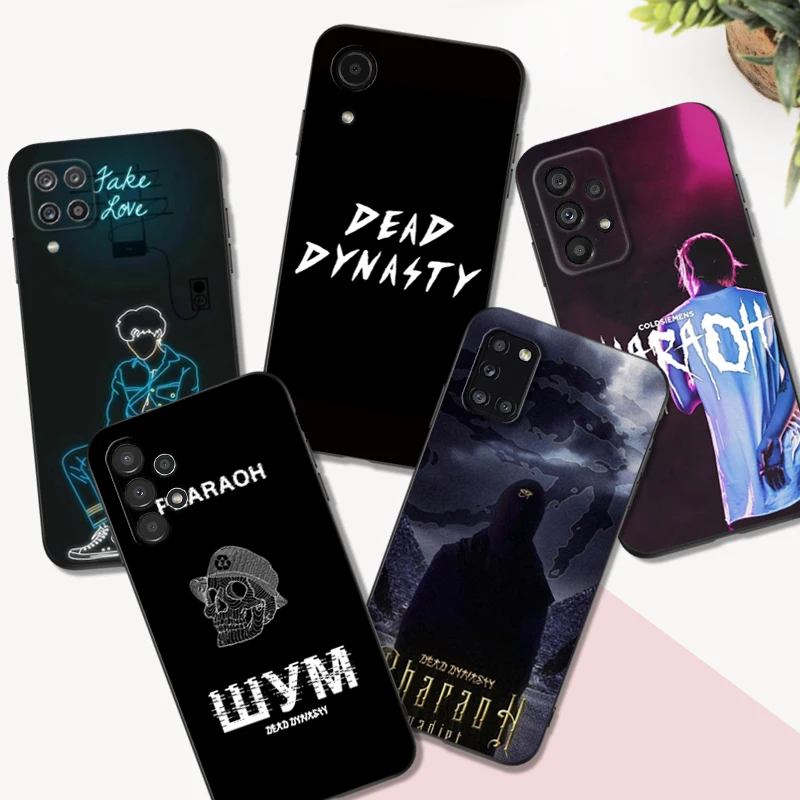 Черный чехол из ТПУ для Samsung Galaxy A03 SM-A035 A03 Core A03S A13 A23 LTE A33 A53 A73 4G 5G русский рэпер Фараон