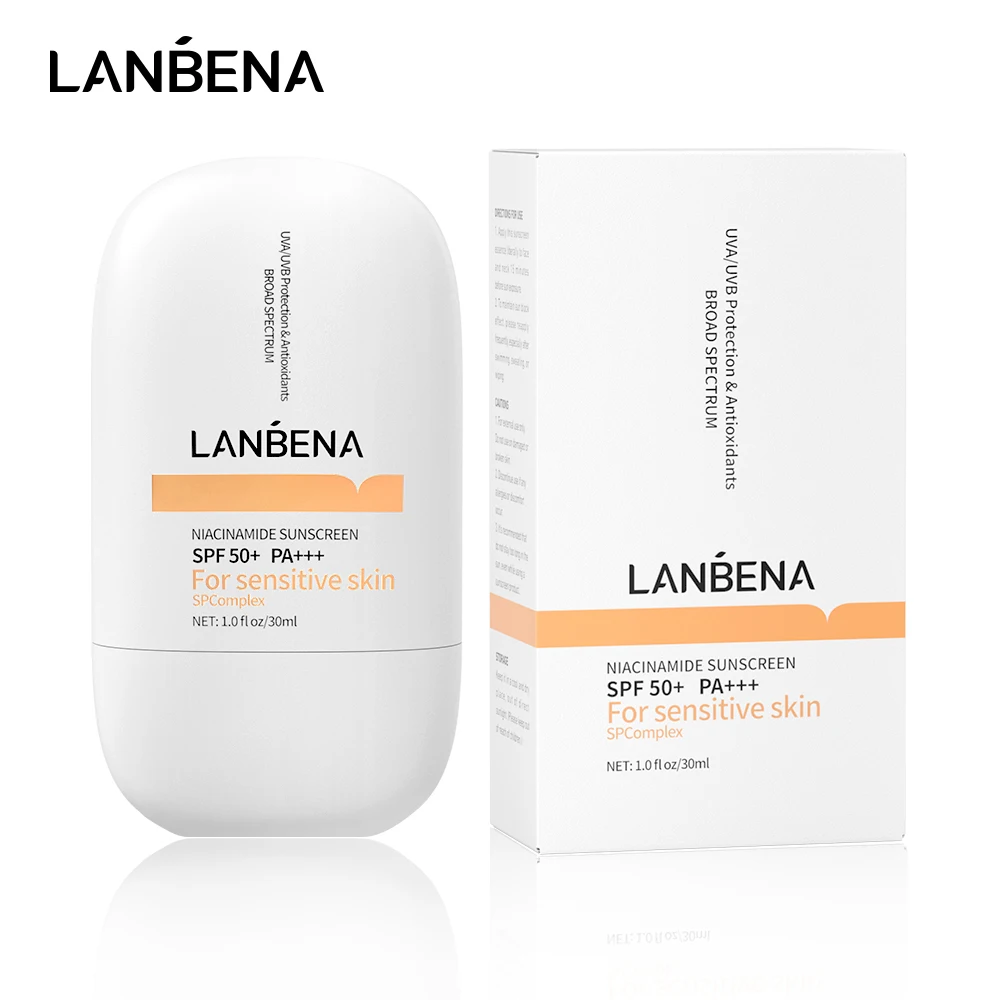 Clear Refreshing Sunscreen Waterproof Lightweight Niacinyl Whitening High Sunfast Moisturizing SPF50+ PA++ Sun Care 30ML facial sunscreen sunscreen cream