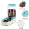 Automatic Dog Feeder Waterer Gravity Pet Food Dispensers Cat Water Dispenser Large Capacity Storage Container Food Water Bowl 3