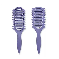 Brosse Coiffante Définition de Boucles, Brosse Démêlante Creuse pour Cheveux Bouclés Humides, Peigne à Boucles, Outils de Coiffure Professionnels 6