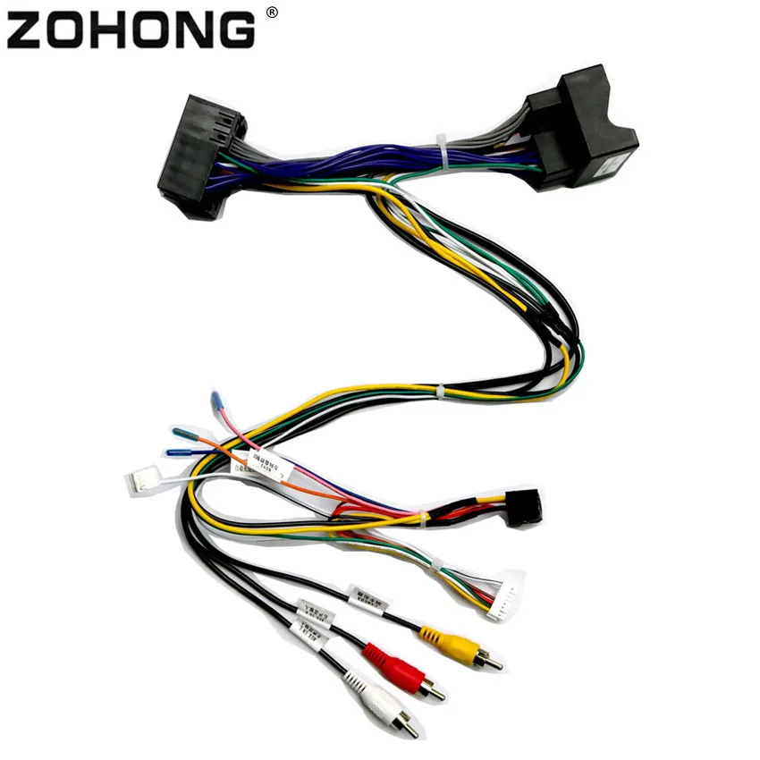 Power Cable For Citroen C5 Keep Original CD Radio Player With HIFI System Android Auto Multimedia Car Stereo Head Unit Carplay