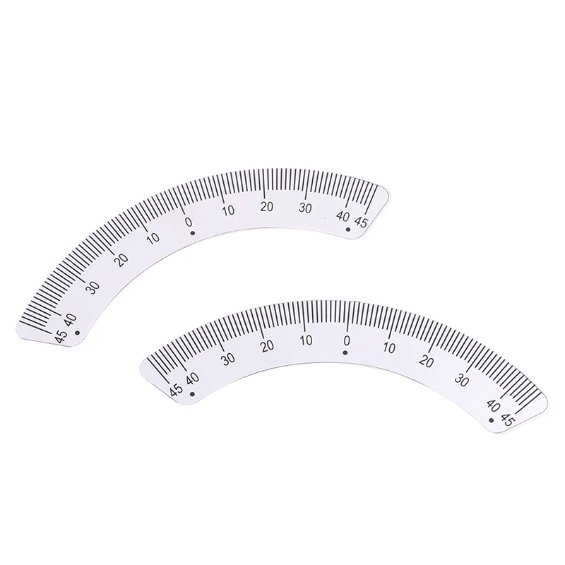 1pc Protractors Milling Machine Part - Angle Plate Scale Ruler 45 Degree Angle Arc Measuring Gauging Tools Caliper