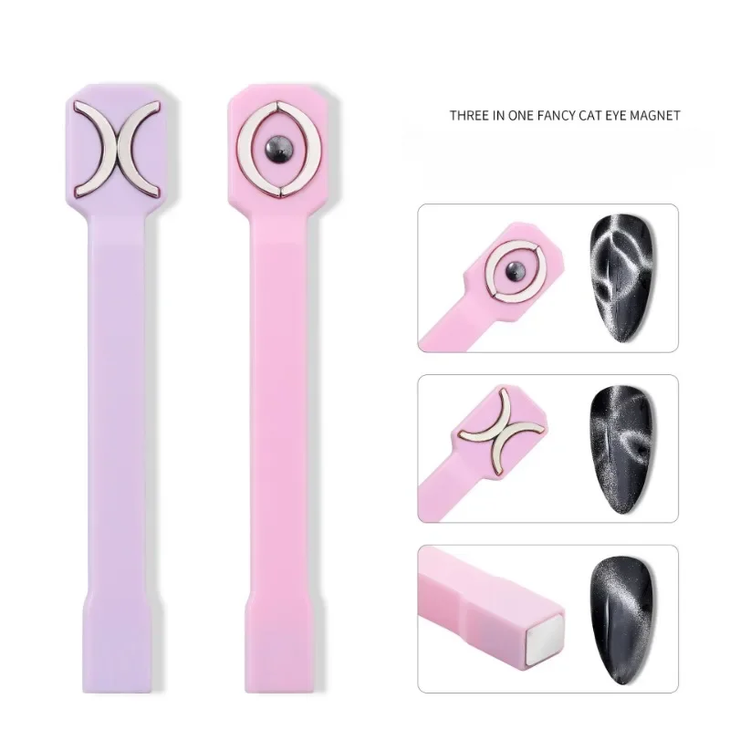 5 in 1 Manicure Cat Eye Magnet Multifunction Magnetic Gel Magnet Nail UV Polish Gel Pattern DIY Nail Salon Lodestone Tool magnetic nail art tools cat eye nail tool magnetic nail tools magnetic nail pen