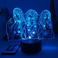 Demon Slayer lampada da tavolo Tanjiro Nezuko e altri 17
