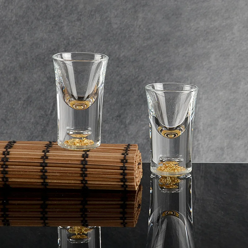 BrandySniftersLiquorSpiritsShotWineGlassGoldFoilDecoration