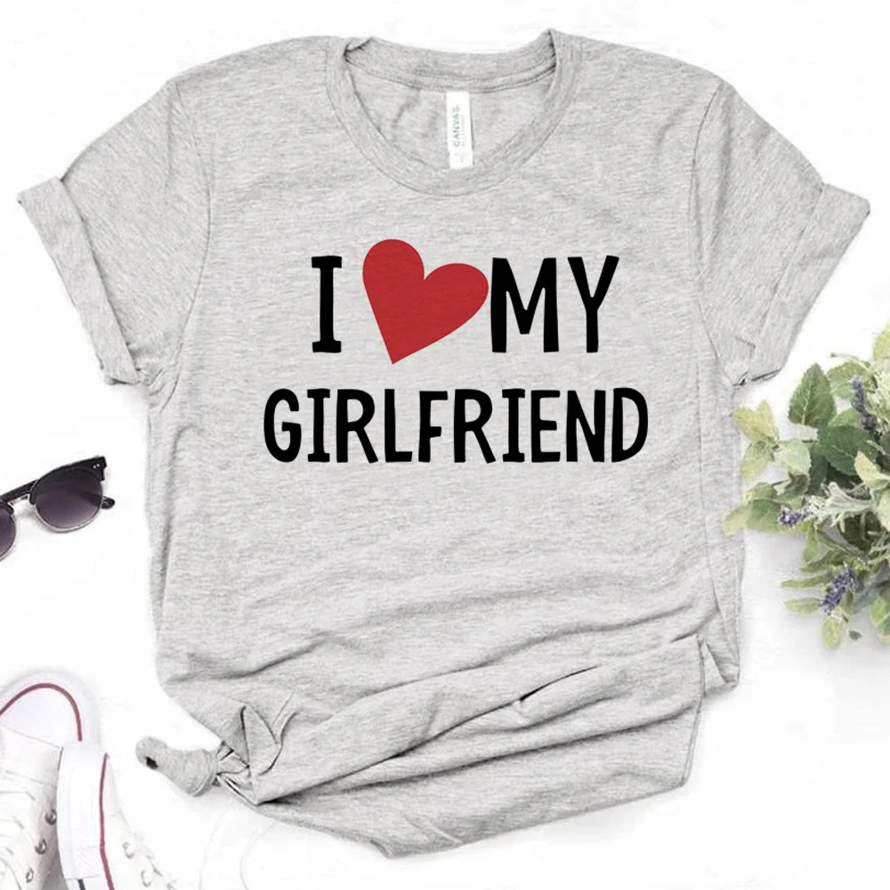 

Женская летняя футболка i Love My Girlfriend top y2k