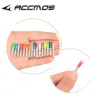 36pcs Arrow Pin Nocks Size S Arrow Nock +Aluminum Pin For ID 3.2 mm 4.2 mm 6.2 mm Carbon Arrow Shaft DIY Archery Accessories 6