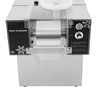 Machine à glace électrique flocon de neige 120KG/24H, 750W, petite neige, lait refroidi continu, mangue Bingsu, rasoir, broyeur de Smoothie, 220V 5