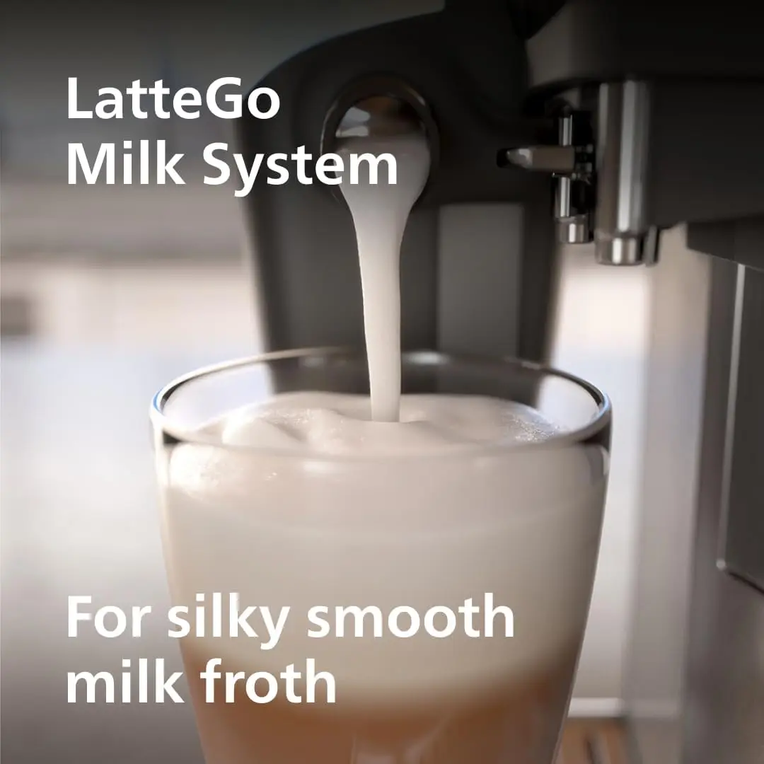 3200 Series Fully Automatic Coffee Machine - 5 Delicious Coffees,Milk System, Durable Ceramic Grinders 6