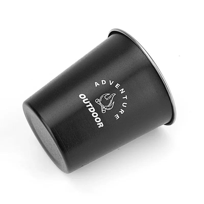 كوب تخييم ستانلس ستيل محمول