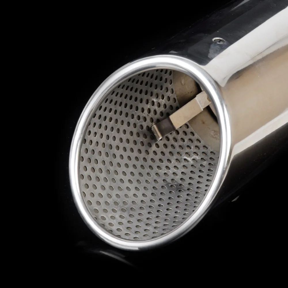 Stainless Steel Finisher End Exhaust Tail Rear Muffler Tip Pipe Tailpipe 2X For AUDI Q7 2006-2013